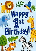 Load image into Gallery viewer, Birthdays - Personalised Card — with punch holes