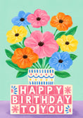 Load image into Gallery viewer, Birthdays - Personalised Card — with punch holes