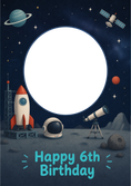 Load image into Gallery viewer, Birthdays - Personalised Card — with punch holes