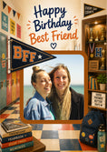 Load image into Gallery viewer, Birthdays - Personalised Card — with punch holes
