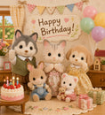 Load image into Gallery viewer, Birthday - Personalised Card — with punch holes