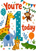 Load image into Gallery viewer, Birthdays - Personalised Card — with punch holes