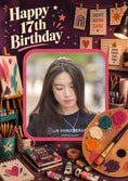 Load image into Gallery viewer, Birthdays - Personalised Card — with punch holes