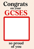 Load image into Gallery viewer, Congrats on Your GCSEs Photo Upload Congratulations Card