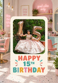Load image into Gallery viewer, Birthdays - Personalised Card — with punch holes