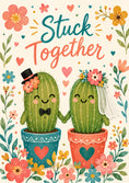 Load image into Gallery viewer, Engagement - Personalised Card — with punch holes