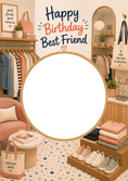 Load image into Gallery viewer, Birthdays - Personalised Card — with punch holes
