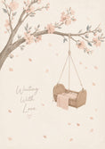 Load image into Gallery viewer, Pregnancy - Personalised Card — with punch holes