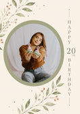 Load image into Gallery viewer, Birthdays - Personalised Card — with punch holes