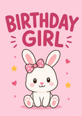 Load image into Gallery viewer, Birthdays - Personalised Card — with punch holes