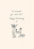 Load image into Gallery viewer, Anniversary - Personalised Card — with punch holes
