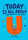 Load image into Gallery viewer, Birthdays - Personalised Card — with punch holes