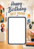 Load image into Gallery viewer, Heartfelt Hug Photo Upload Birthday Card for Best Friend