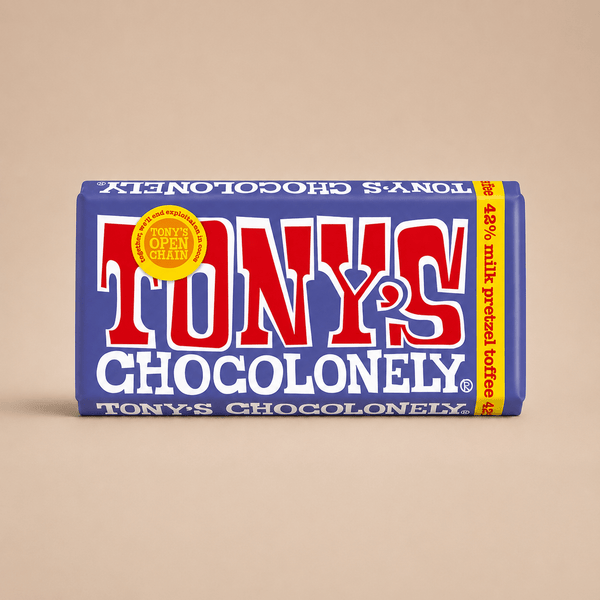 Chocolate – Dark Milk Pretzel Toffee Bar - 180g (42%, Vegetarian)