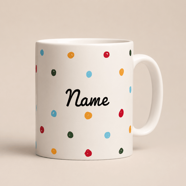 Dotty Name Mug