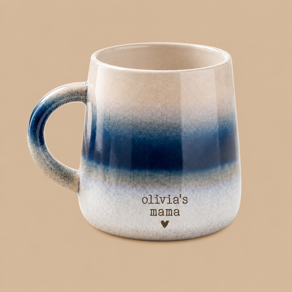 Personalised Dusk Gradient Stoneware Name Mug – 360ml