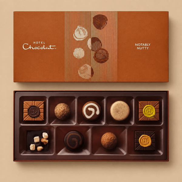 Hotel Chocolat Notably Nutty Chocolate Box 9-Piece