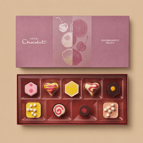 Hotel Chocolat Exuberantly Fruity Chocolate Box 9-Piece