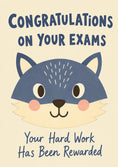 Load image into Gallery viewer, Cute Blue Cat Congratulations on Your Exams Card