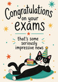 Load image into Gallery viewer, Congratulations - Personalised Card — with punch holes