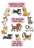 Load image into Gallery viewer, Cute Dogs Reaching Your Goal Congratulations Card