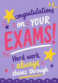 Load image into Gallery viewer, Colourful Stars Hard Work Shines Through Congratulations Card