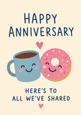 Load image into Gallery viewer, Anniversary - Personalised Card — with punch holes