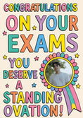 Load image into Gallery viewer, Standing Ovation Exams Photo Upload Congratulations Card