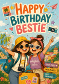 Load image into Gallery viewer, Birthdays - Personalised Card — with punch holes