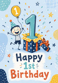 Load image into Gallery viewer, Birthdays - Personalised Card — with punch holes