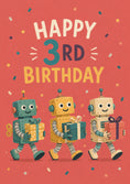 Load image into Gallery viewer, Birthdays - Personalised Card — with punch holes