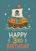 Load image into Gallery viewer, Birthdays - Personalised Card — with punch holes