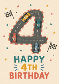 Load image into Gallery viewer, Birthdays - Personalised Card — with punch holes