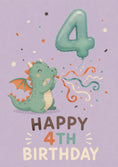 Load image into Gallery viewer, Birthdays - Personalised Card — with punch holes