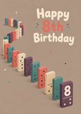 Load image into Gallery viewer, Birthdays - Personalised Card — with punch holes