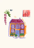 Load image into Gallery viewer, Colourful Illustrated House New Home Card