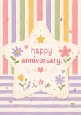 Load image into Gallery viewer, Anniversary - Personalised Card — with punch holes