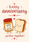 Load image into Gallery viewer, Anniversary - Personalised Card — with punch holes