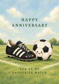Load image into Gallery viewer, Anniversary - Personalised Card — with punch holes