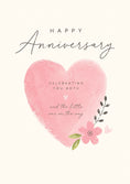 Load image into Gallery viewer, Anniversary - Personalised Card — with punch holes