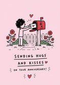 Load image into Gallery viewer, Anniversary - Personalised Card — with punch holes