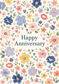 Load image into Gallery viewer, Anniversary - Personalised Card — with punch holes