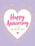 Load image into Gallery viewer, Anniversary - Personalised Card — with punch holes