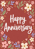 Load image into Gallery viewer, Anniversary - Personalised Card — with punch holes