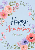 Load image into Gallery viewer, Anniversary - Personalised Card — with punch holes