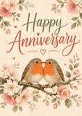 Load image into Gallery viewer, Anniversary - Personalised Card — with punch holes