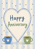 Load image into Gallery viewer, Anniversary - Personalised Card — with punch holes