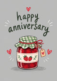 Load image into Gallery viewer, Anniversary - Personalised Card — with punch holes