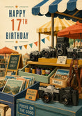 Load image into Gallery viewer, Birthdays - Personalised Card — with punch holes