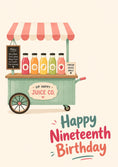 Load image into Gallery viewer, Birthdays - Personalised Card — with punch holes